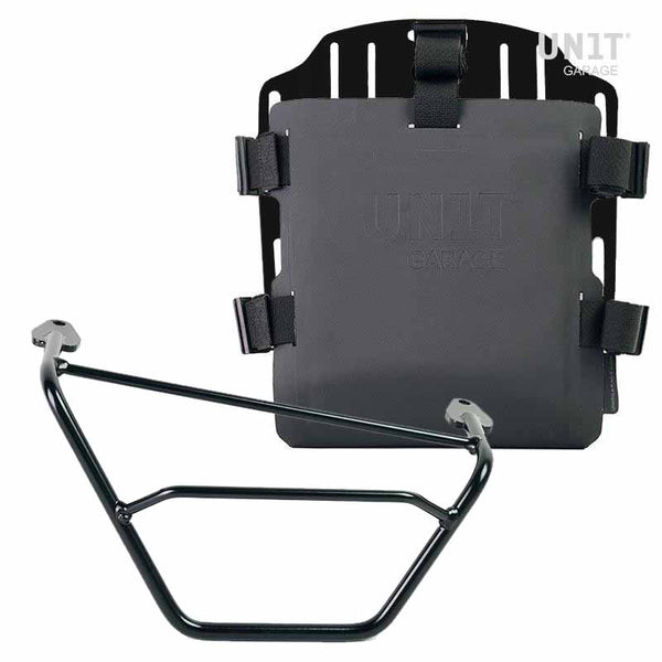 Unit Garage UG007+U000+1901DX_ Aluminum bag holder with adjustable front in Hypalon and Quick Release System + right subframe