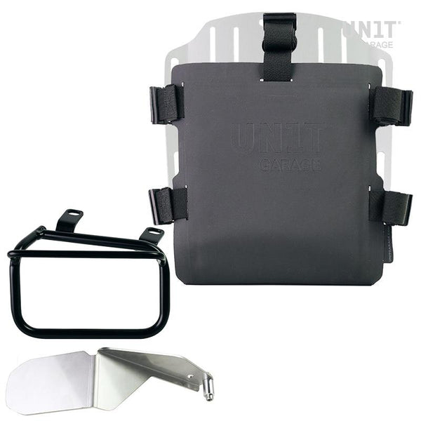 Unit Garage UG007+U000_+2724DX Carrying system in aluminum with adjustable Hypalon front and Quick Release System + Right subframe Ducati Scrambler (2023 until now)