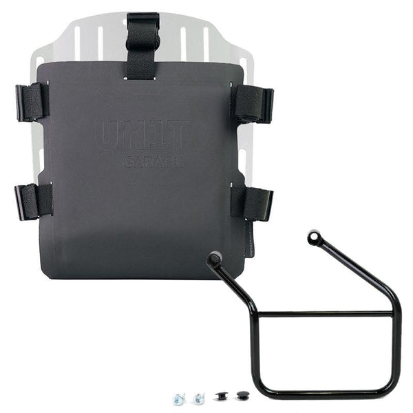 Unit Garage UG007+U000_+4101SX Carrying system in aluminum with adjustable Hypalon front and Quick Release System + Left Frame Honda CL