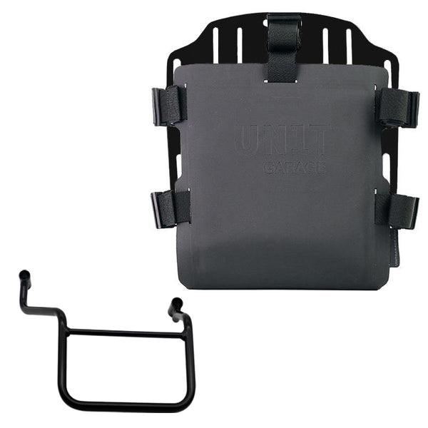 Unit Garage UG007+U000_+4181DX Carrying system in aluminum with adjustable Hypalon front and Quick Release System + Right Frame Honda Transalp 750 (2023 until now)
