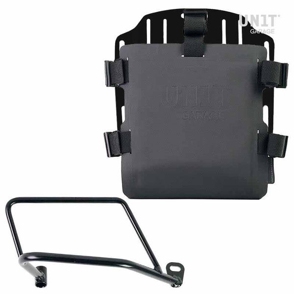 Unit Garage UG007+U000+1021DX Carrying system in aluminum with adjustable Hypalon front and Quick Release System + Right Subframe Kawasaki Z650RS - Z900RS