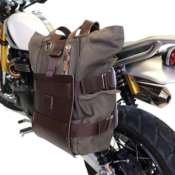 Unit Garage U085+U000+3500DX Carrying system in aluminum with adjustable leather front, Quick Release System and frame