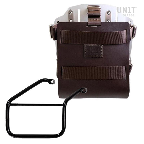 Unit Garage U085+U000+3500DX Carrying system in aluminum with adjustable leather front, Quick Release System and frame