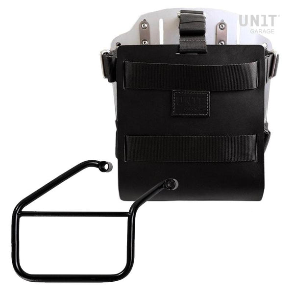 Unit Garage U085+U000+3500DX Carrying system in aluminum with adjustable leather front, Quick Release System and frame
