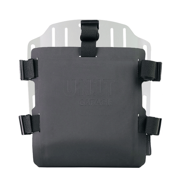 Unit Garage UG007+U000+1008_ Aluminum bag holder with adjustable front in Hypalon and Quick Release System + subframe