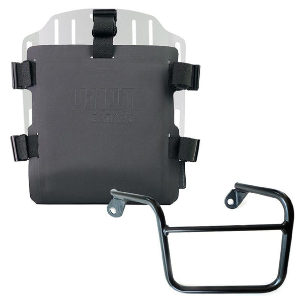 Unit Garage UG007+U000+2600SX_ Aluminum bag holder with adjustable front in Hypalon and Quick Release System + subframe