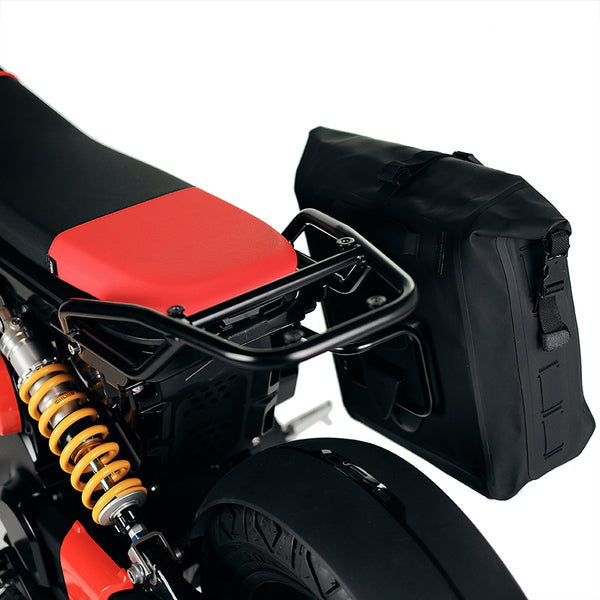 Unit Garage DPS-UGSET-4647 Atlas Aluminium Top Case 44L universal + BMW CE 02 luggage rack with passenger grip