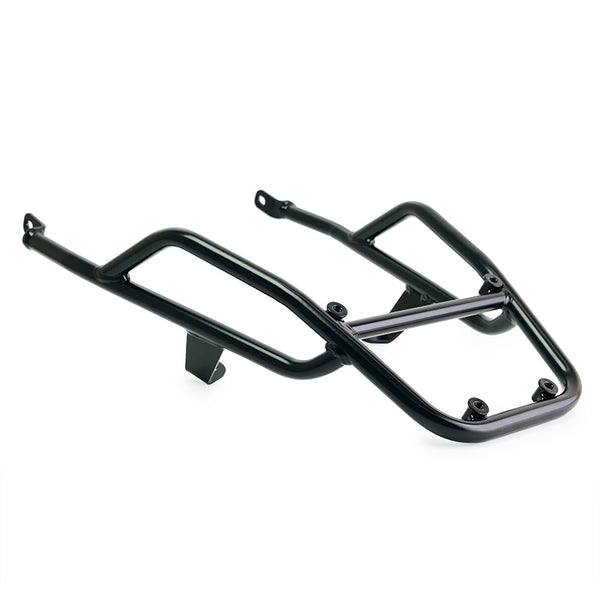 Unit Garage DPS-UGSET-4705 Atlas Aluminium Top Case 44L universal + Royal Enfield Bear 650 luggage rack with passenger grip