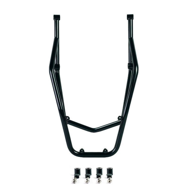 Unit Garage DPS-UGSET-4633 Atlas Aluminium Top Case 44L universal + Black Rear luggage rack with passenger grip Ducati Desert X