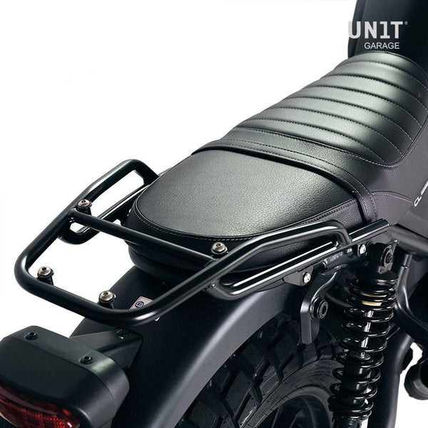 Unit Garage 4104_BL Rear luggage rack with passenger grip Honda CL (black colour) 