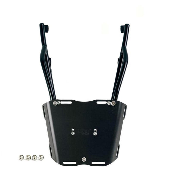 Unit Garage 4104_BL Rear luggage rack with passenger grip Honda CL (black colour) 