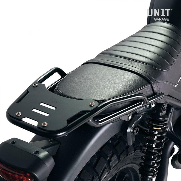 Unit Garage 4104_BL Rear luggage rack with passenger grip Honda CL (black colour) 