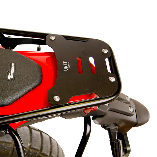Unit Garage 3209_BL+ Rear luggage rack with passenger grip Yamaha Ténéré 700