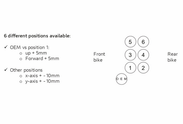 SCRAMBLER DUCAT panigale v4 Adjustable rider footpegs in aluminium