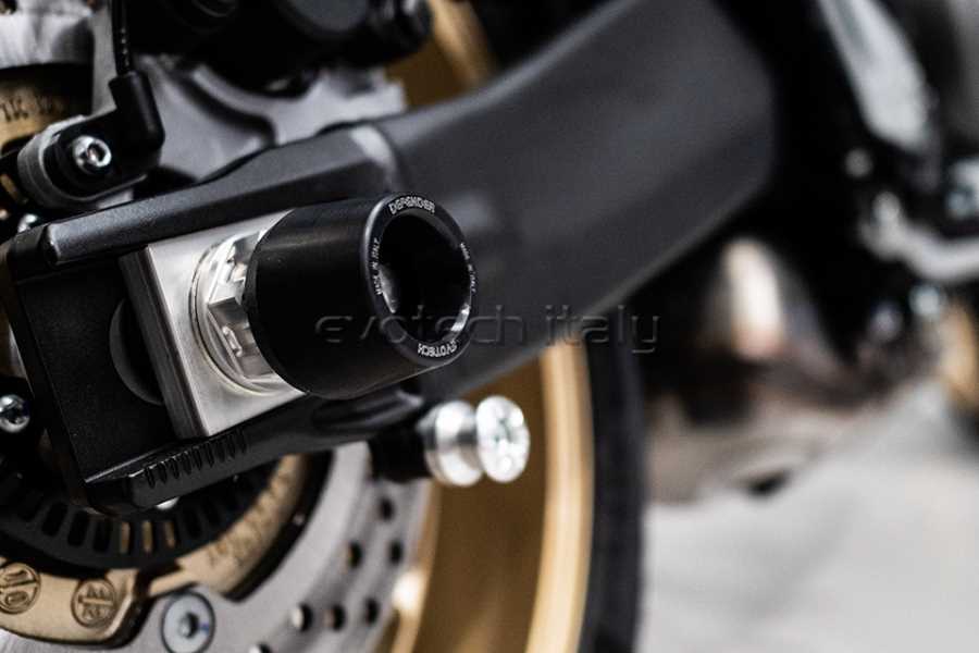 Evotech RC Yamaha MT-09 SP '21-'26 / MT-09 Tracer / XSR 900 '22-'26 Rear Axle Fork Protector