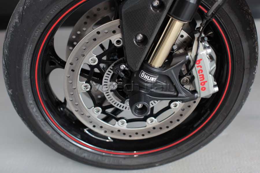 Evotech RC Triumph Speed Triple RS '18-'20 Front Axle Fork Protector
