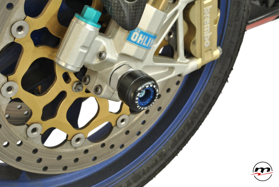 Melotti Racing Front Axle Slider Kit for Aprilia RSV1000 / Tuono (2004-2009)