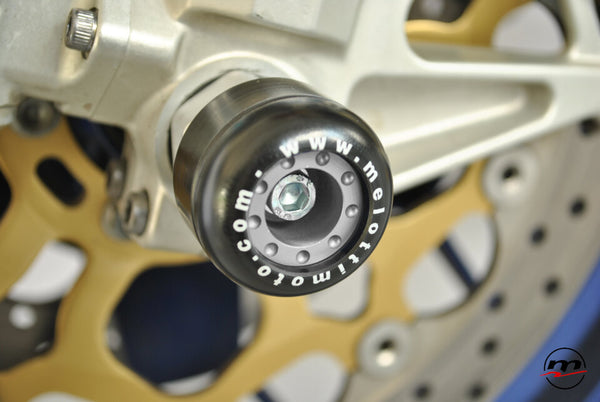 Melotti Racing Front Axle Slider Kit for Aprilia RSV1000 / Tuono (2004-2009)