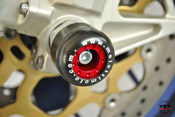 Melotti Racing Front Axle Slider Kit for Aprilia RSV1000 / Tuono (2004-2009)