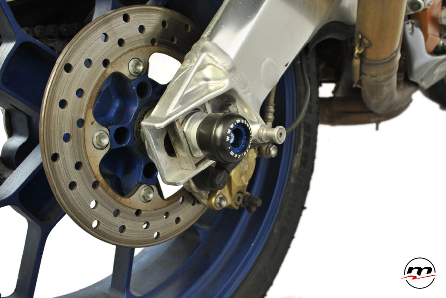 Melotti Racing Rear Axle Slider Kit for Aprilia RSV1000 / Tuono (2004-2009)