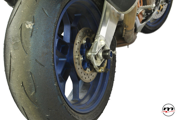 Melotti Racing Rear Axle Slider Kit for Aprilia RSV1000 / Tuono (2004-2009)