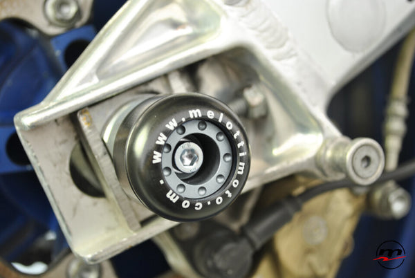 Melotti Racing Rear Axle Slider Kit for Aprilia RSV1000 / Tuono (2004-2009)