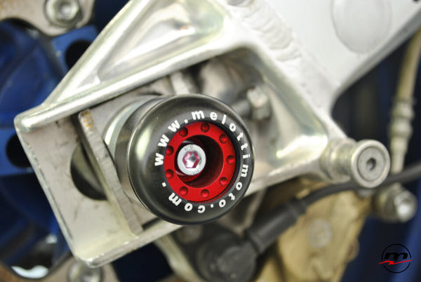 Melotti Racing Rear Axle Slider Kit for Aprilia RSV1000 / Tuono (2004-2009)