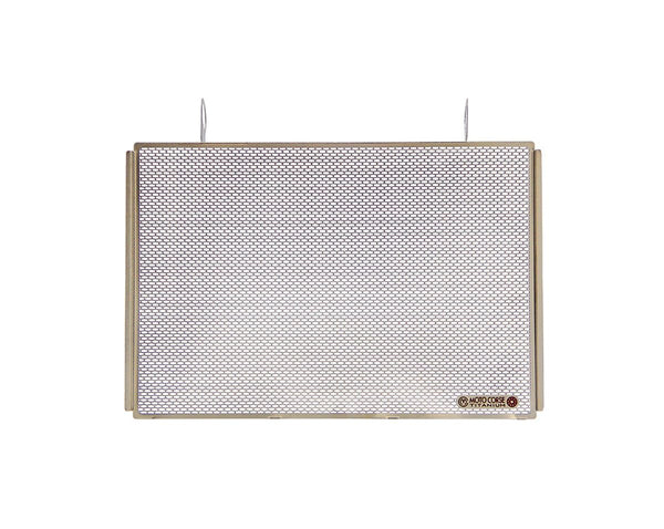 MOTOCORSE Titanium water radiator protection screen - Ducati Mutistrada 1260
