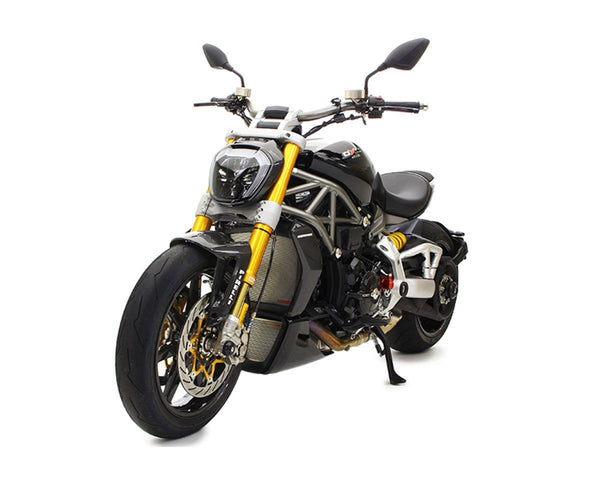MOTOCORSE Titanium water radiator protection screen - Ducati XDiavel (2016-2020)