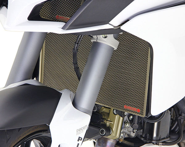 MOTOCORSE Titanium oil radiator protection screen - Ducati Mutistrada 1260
