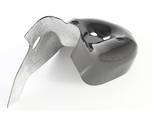 MOTOCORSE Exhaust protector Trama del carbonio e finitura superficiale - 2