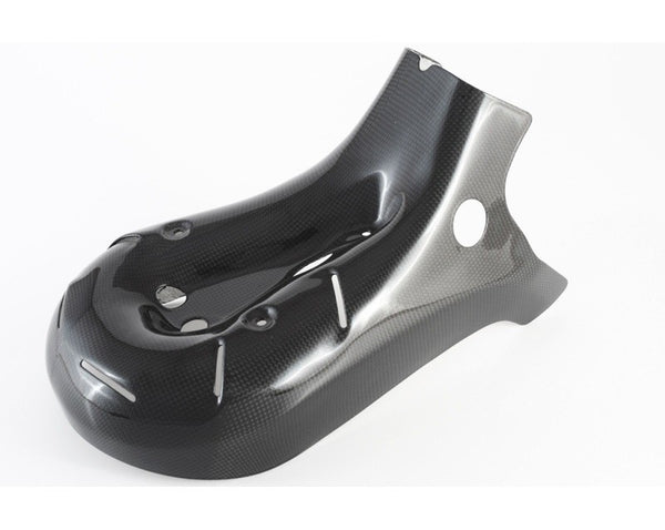 MOTOCORSE Exhaust protector Trama del carbonio e finitura superficiale - 2