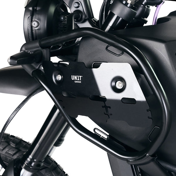 Unit Garage 3814_BL Black Aluminium Side Protections for Himalayan 450 (2024 until now)