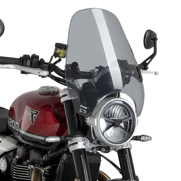Puig Custom II Universal Windscreen Smoke