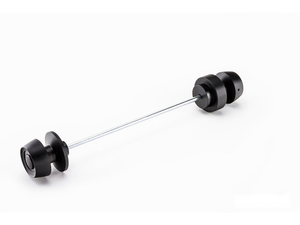 Puig 20042N complete front axle slider kit, rear view