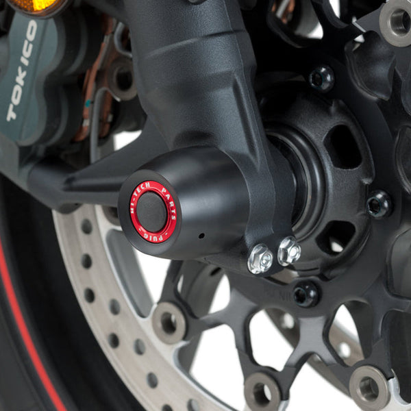 Puig 20047N Axle Sliders — optional accent rings sold separately