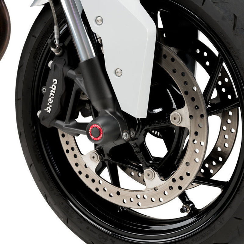 Puig 20048N Axle Sliders — optional accent rings sold separately