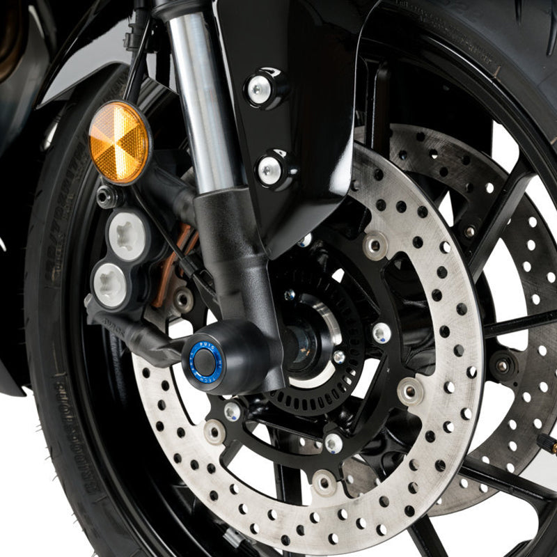 Puig 20115N Axle Sliders — optional accent rings sold separately