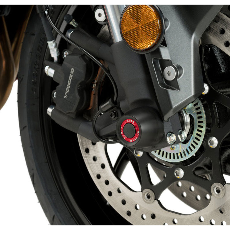 Puig 20117N Axle Sliders — optional accent rings sold separately