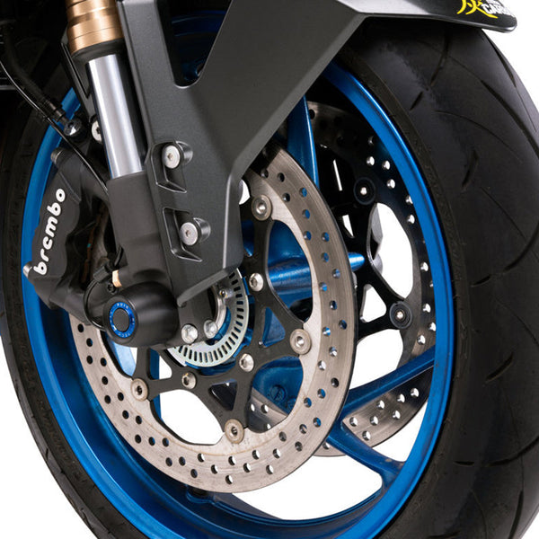 Puig 20117N Axle Sliders — optional accent rings sold separately