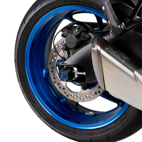 Puig 20149N Axle Sliders — optional accent rings sold separately