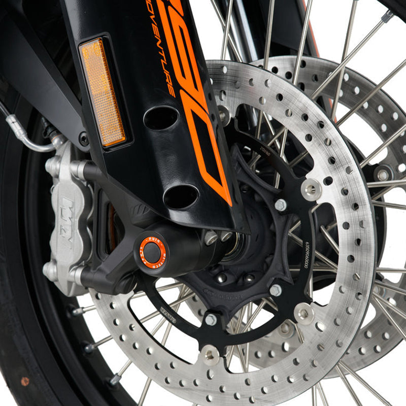 Puig 20209N Axle Sliders — optional accent rings sold separately