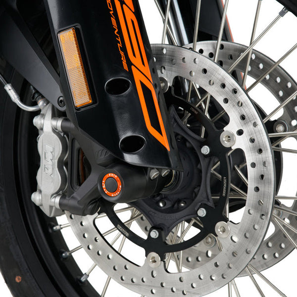 Puig 20209N Axle Sliders — optional accent rings sold separately