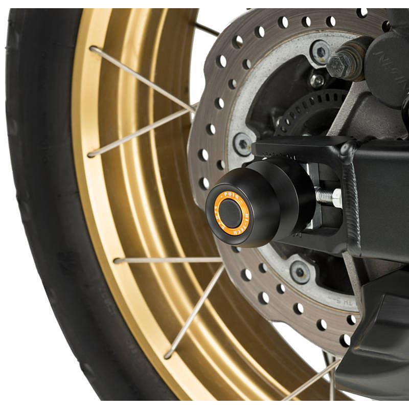 Puig 20280N Axle Sliders — optional accent rings sold separately