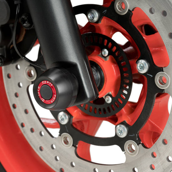 Puig 20307N Axle Sliders — optional accent rings sold separately
