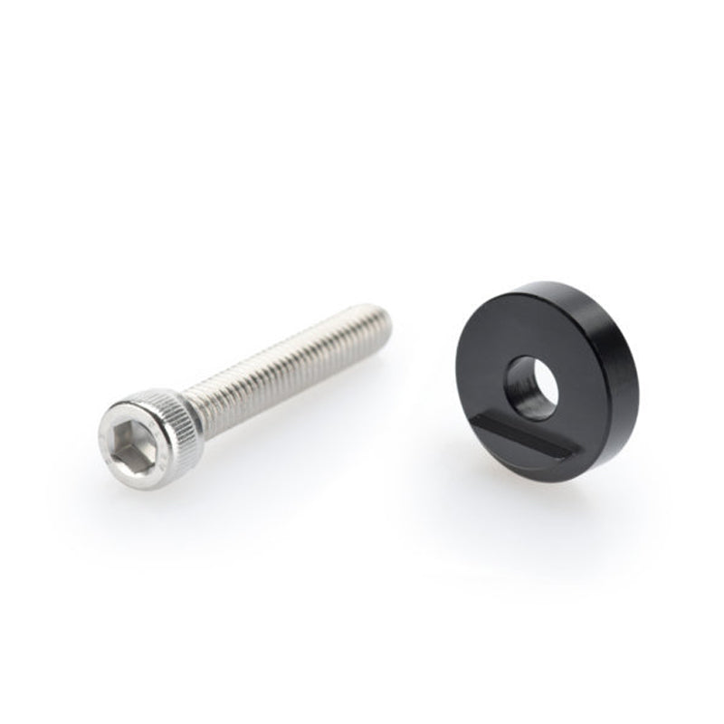 Puig 20310N Bar-End Mirror / Lever Protector Adapter — Black