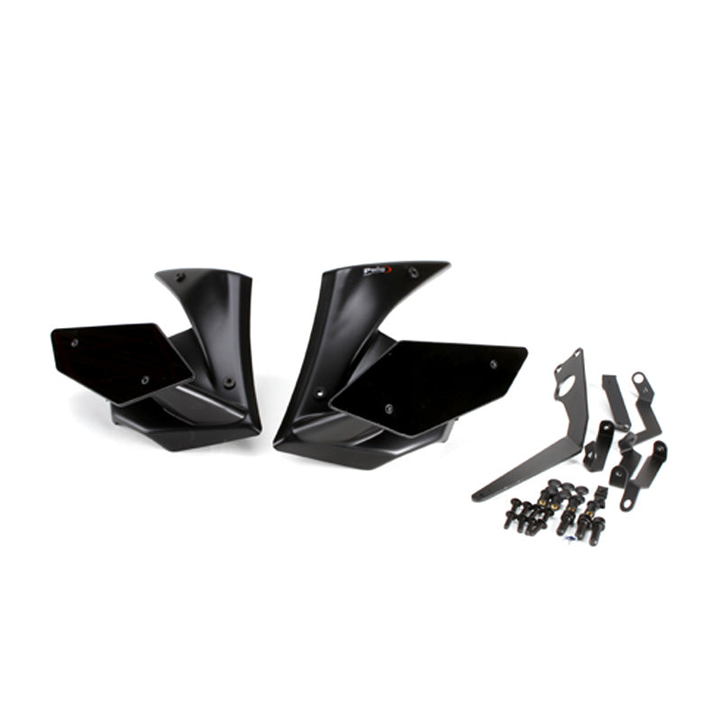 Puig 20327N Downforce Spoiler Kit — Black