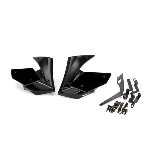 Puig 20327N Downforce Spoiler Kit — Black