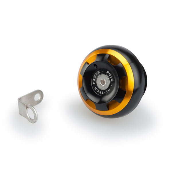 Puig 20343O Track Engine Oil Filler Cap — Gold