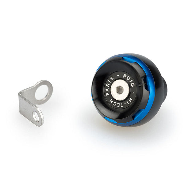 Puig 20348A Track Engine Oil Filler Cap — Blue